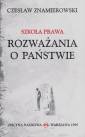 okładka książki - Szkoła Prawa. Rozważania o państwie