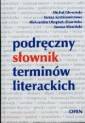 okładka książki - Podręczny słownik terminów literackich