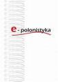 okładka książki - e-polonistyka