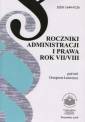 okładka książki - Roczniki Administracji i Prawa.