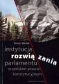 okładka książki - Instytucja rozwiązania parlamentu