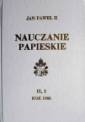 okładka książki - Nauczanie papieskie 1986. Tom IX/2