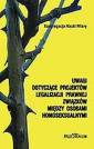 okładka książki - Uwagi dotyczące projektów legalizacji