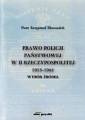 okładka książki - Prawo Policji Państwowej w II Rzeczypospolitej...