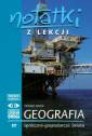 okładka książki - Notatki z lekcji. Geografia społeczno-gospodarcza...