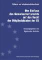 okładka książki - Der Einfluss des Gemeinschaftsrecht