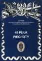 okładka książki - 40 Pułk Piechoty