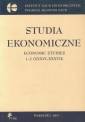 okładka książki - Studia ekonomiczne / Economic studies