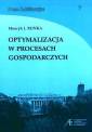 okładka książki - Optymalizacja w procesach gospodarczych.