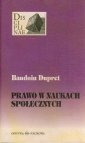 okładka książki - Prawo w naukach społecznych