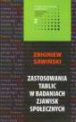 okładka książki - Zastosowania tablic w badaniach