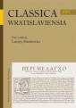 okładka książki - Classica Wratislaviensia XXX