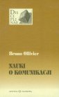 okładka książki - Nauki o komunikacji. Teoria i praktyka