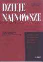 okładka książki - Dzieje najnowsze. Kwartalnik poświęcony