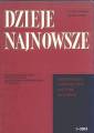 okładka książki - Dzieje najnowsze. Kwartalnik poświęcony