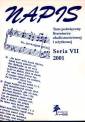 okładka książki - Napis. Seria VII. 2001. Tom poświęcony