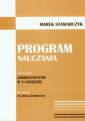 okładka książki - Program nauczania