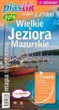 okładka książki - Wielkie Jeziora Mazurskie (mapa