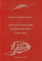 okładka książki - Listy do żony Zofii z Wańkowiczów
