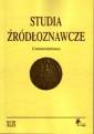 okładka książki - Studia Źródłoznawcze. Tom XLIX