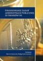 okładka książki - Finansowanie zadań administracji