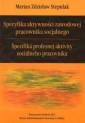 okładka książki - Specyfika aktywności zawodowej