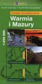 okładka książki - Warmia i Mazury. Mapa turystyczna