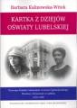 okładka książki - Kartka z dziejów oświaty lubelskiej.