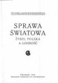 zdjęcie reprintu, mapy - Sprawa światowa. Żydzi, Polska