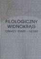 okładka książki - Filologiczny widnokrąg. Obrazy