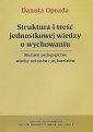 okładka książki - Struktura i treść jednostkowej