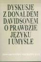 okładka książki - Dyskusje z Donaldem Davidsonem