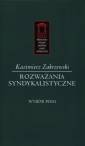 okładka książki - Rozważania syndykalistyczne. Wybór