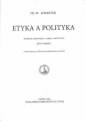 okładka książki - Etyka a polityka