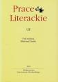 okładka książki - Prace literackie LII