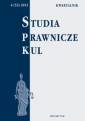 okładka książki - Studia prawnicze KUL, 4(52)/2012