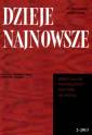 okładka książki - Dzieje najnowsze. Kwartalnik poświęcony