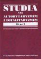 okładka książki - Studia nad autorytaryzmem i totaliryzmem.