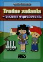 okładka podręcznika - Trudne zadania - piszemy wypracowania.