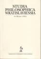 okładka książki - Studia Philosophica Wratislaviensia