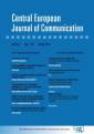 okładka książki - Central European Journal of Communication