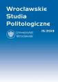 okładka książki - Wrocławskie Studia Politologiczne