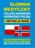 Słownik medyczny polsko-norweski, - okładka książki