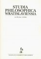 okładka książki - Studia Philosophica Wratislaviensia