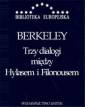 okładka książki - Trzy dialogi między Hylasem i Filonousem.