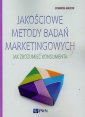 okładka książki - Jakościowe metody badań marketingowych.