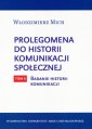 okładka książki - Prolegomena do historii komunikacji