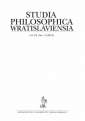 okładka książki - Studia Philosophica Wratislaviensia