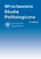 okładka książki - Wrocławskie Studia Politologiczne