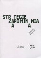 okładka książki - Strategie zapominania. Seria: Interpretacje